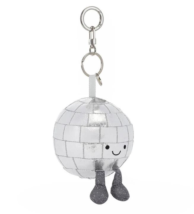 Jellycat Amuseables Disco Ball Key Chain Bag Charm