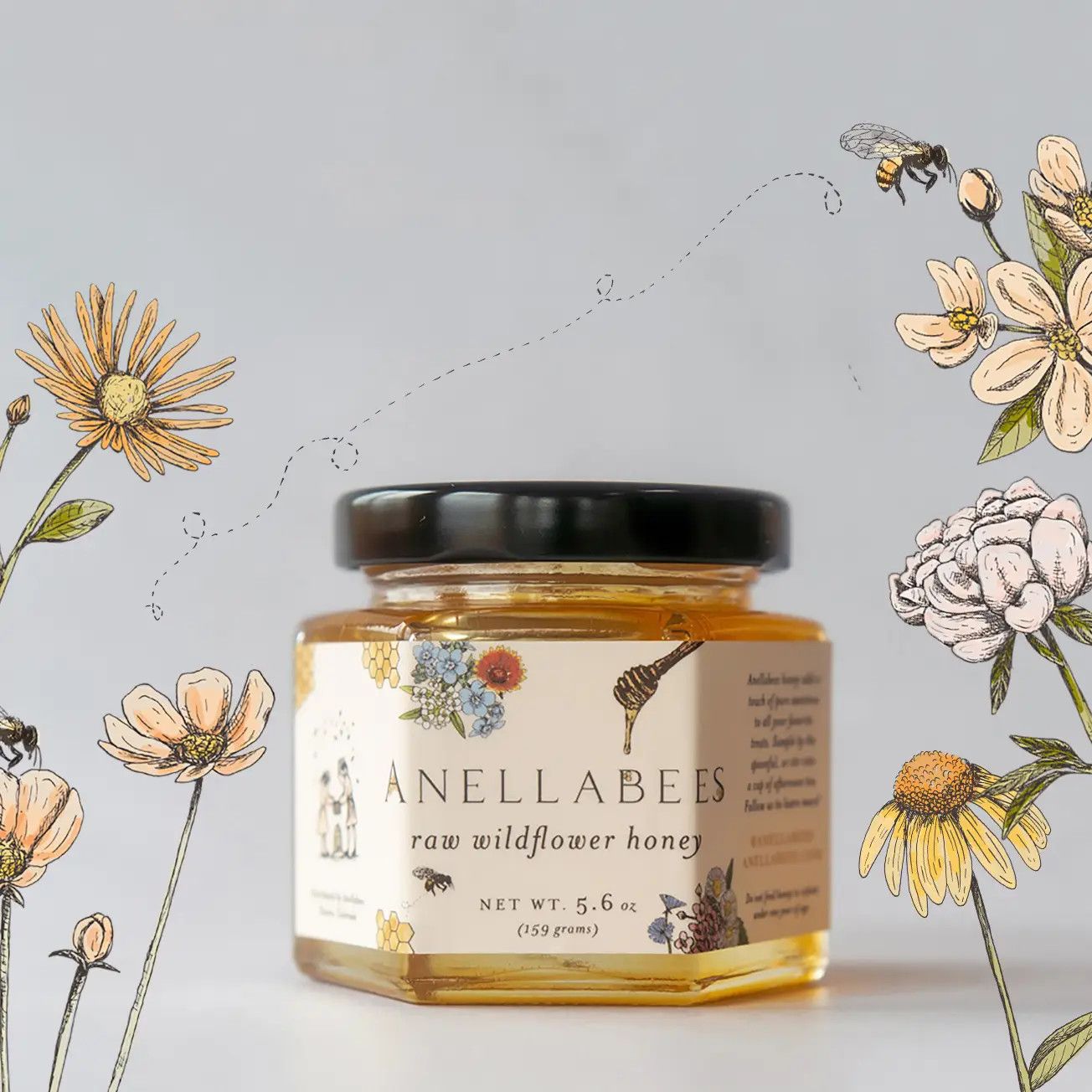 Raw Honey, Flavor: Wildflower
