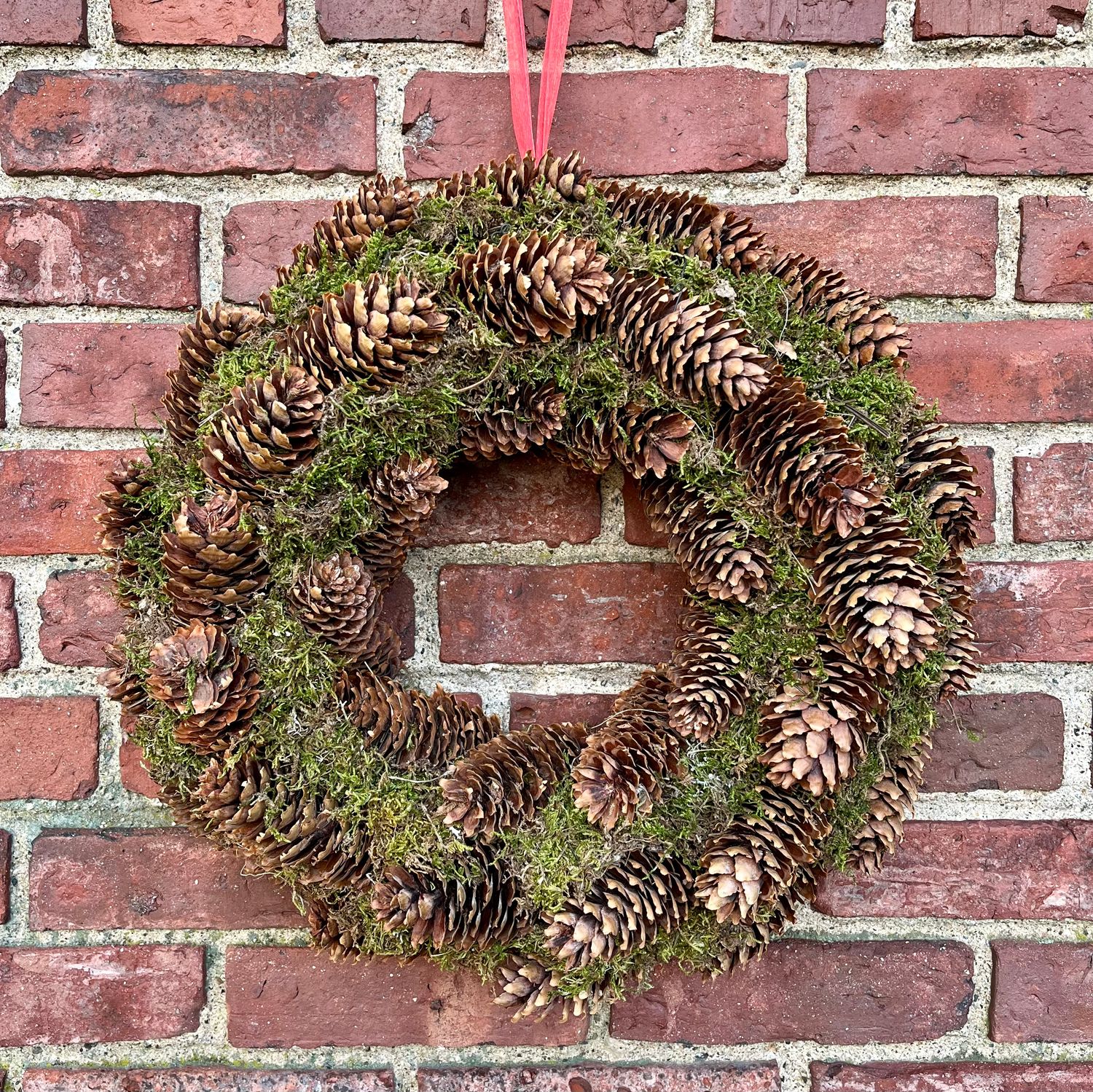 Pinecone  &amp; Moss Wreath