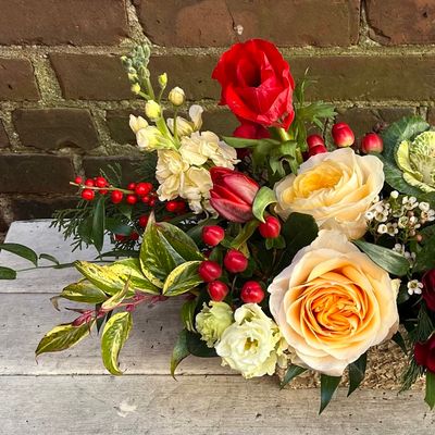 Bountiful Birch Box — Red Berry