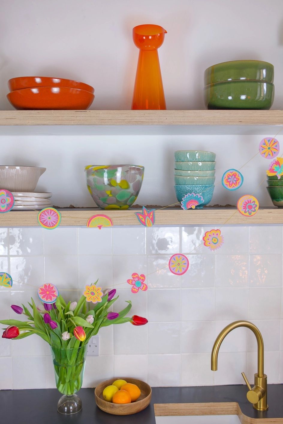 Sewn Garland, Selection: Bright Midsommar
