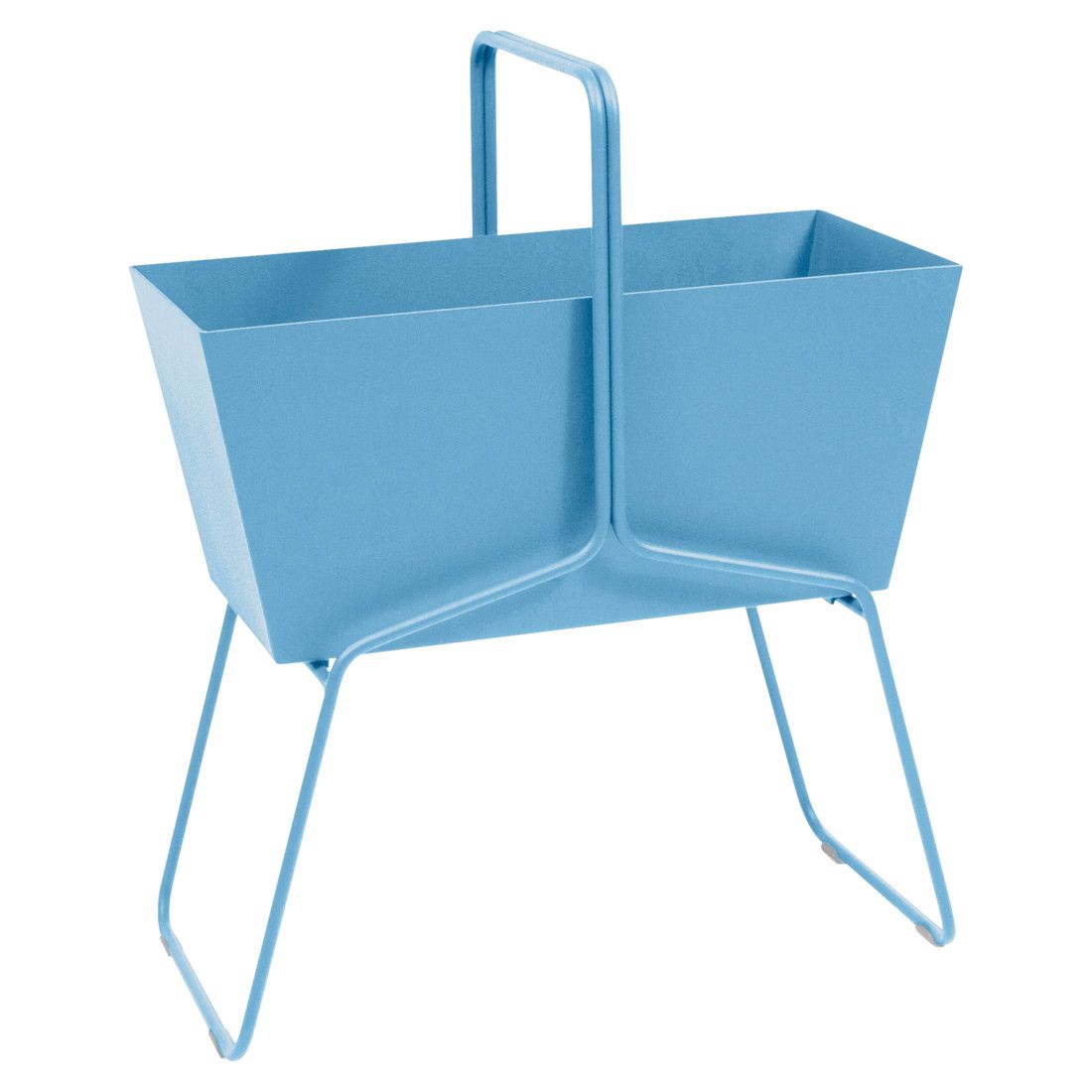High Basket Planter Planter Maya Blue