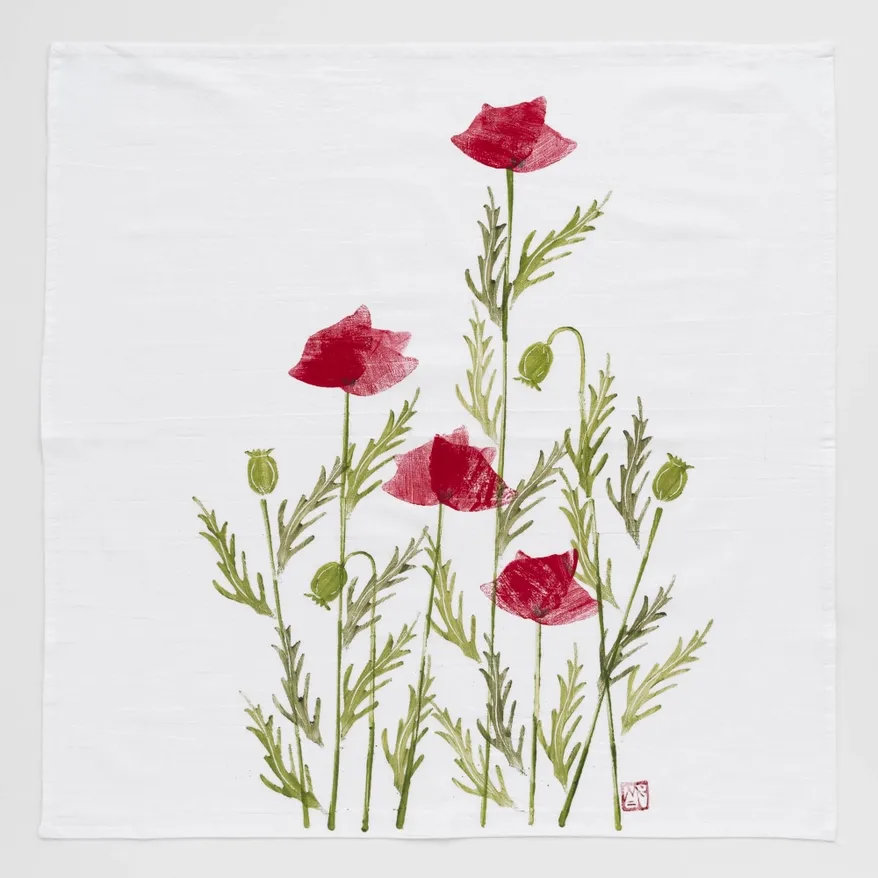 Pretty Flours Tea Towel
