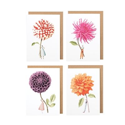 Dahlia Notecards (set of 8)