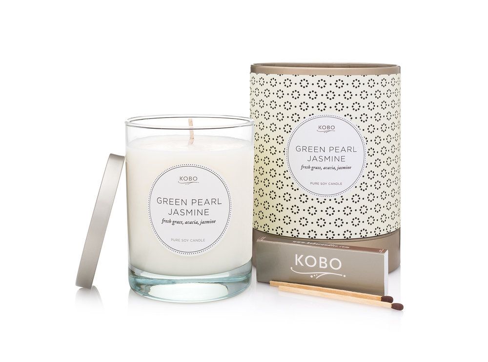 Kobo Coterie Candle, Scent: Green Pearl Jasmine