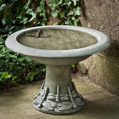 Dragonfly Birdbath
