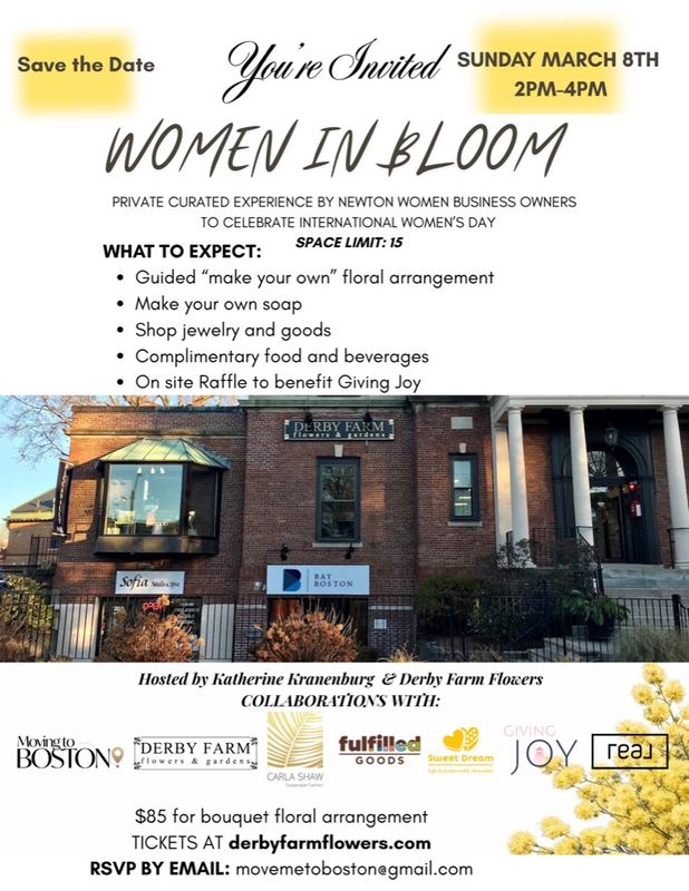 Women in Bloom Event