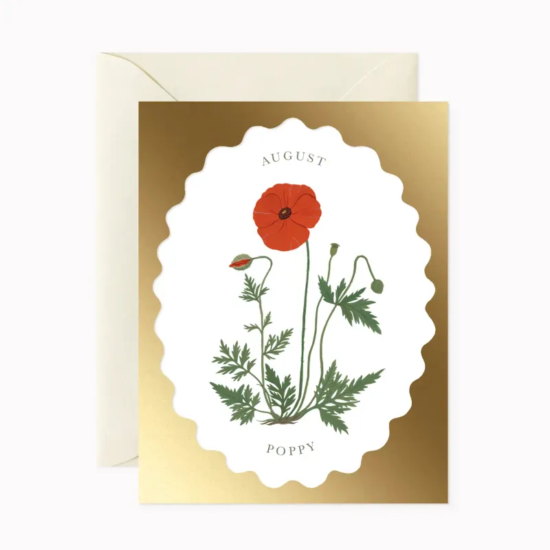 Birth Month Card:
