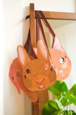EEP Greeting Card Rabbit Mask