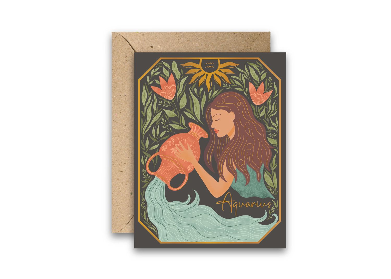 Zodiac Card, Selection: Aquarius