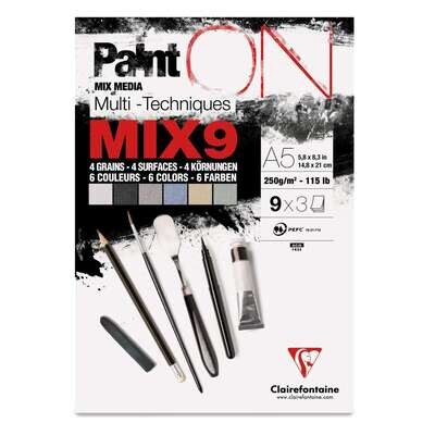 Paint’On Mix9 Clairefontaine A5 6 colores