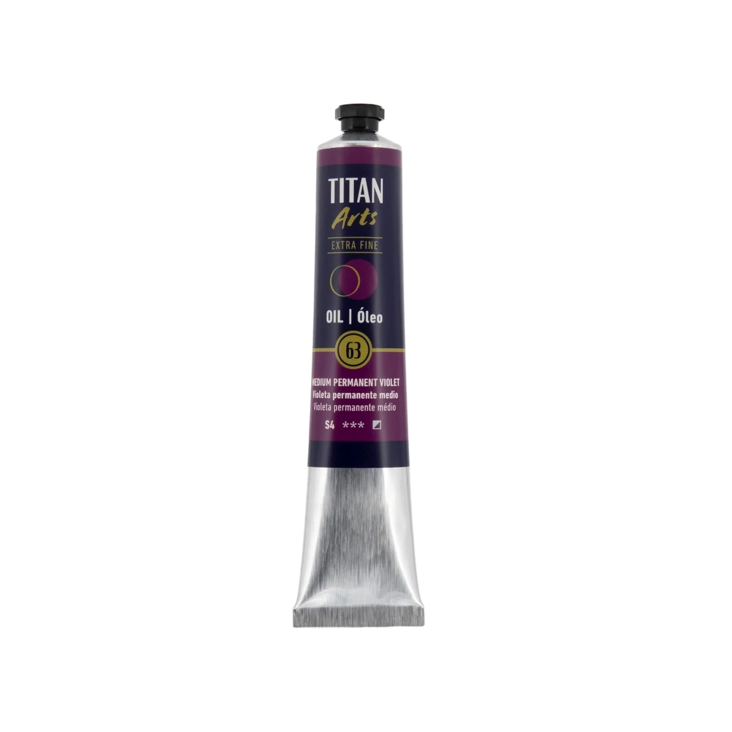 Extra Fino tubo 60 ml Violeta permanente medio N 63