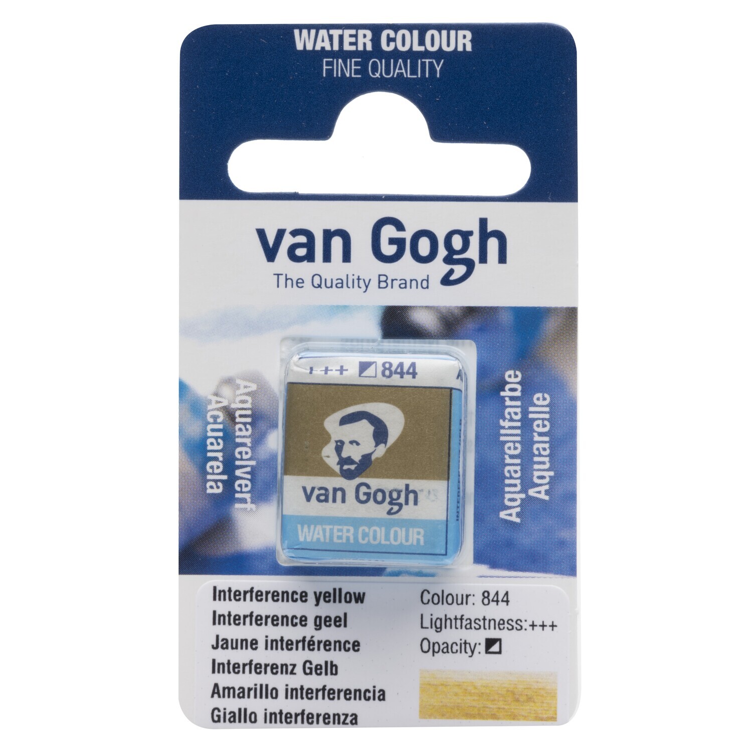 Van Gogh Acuarela Pastilla Amarillo Interferencia 844