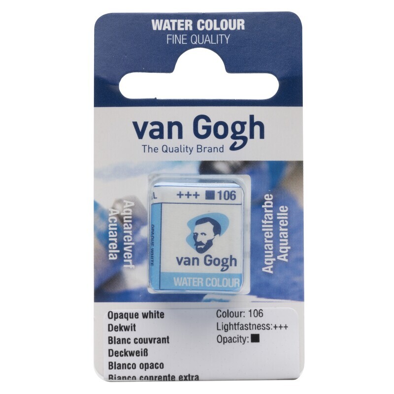 Van Gogh Acuarela Pastilla Blanco Opaco 106