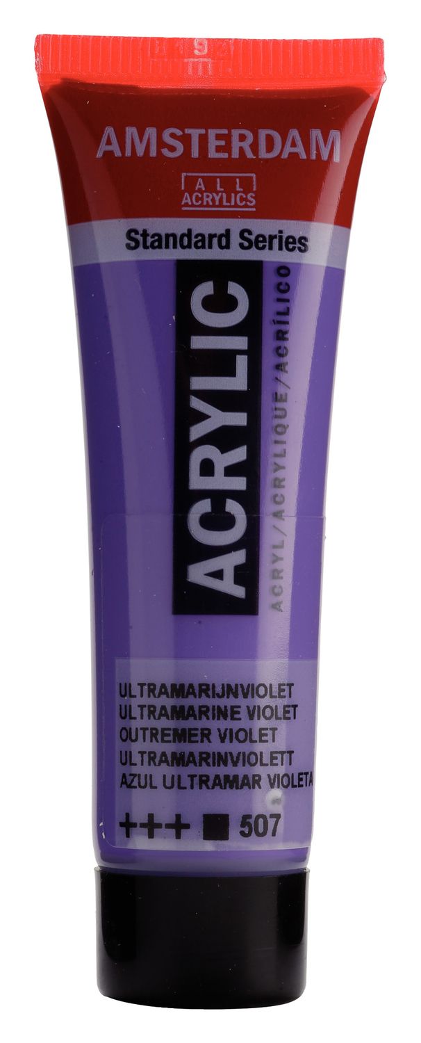 Amsterdam Tubo 20 ml Azul Ultramar Violeta 507