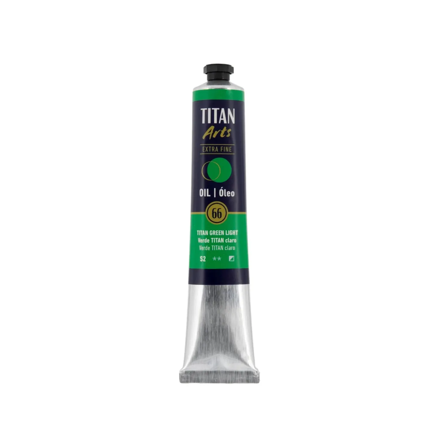 Extra Fino tubo 60 ml Verde TITAN claro N 66