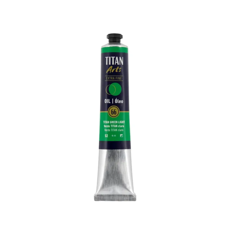 Extra Fino tubo 60 ml Verde TITAN claro N 66