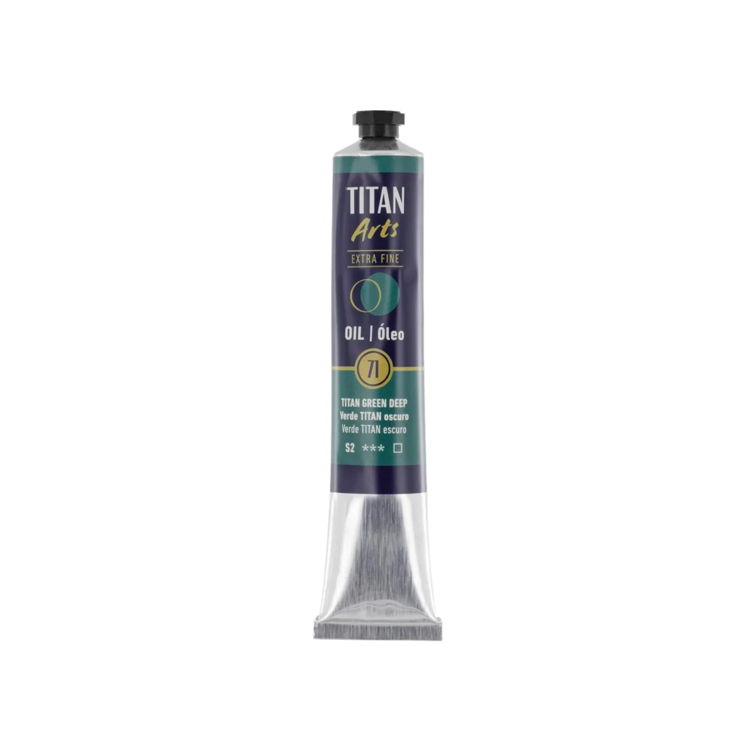 Extra Fino tubo 60 ml Verde TITAN oscuro N 71