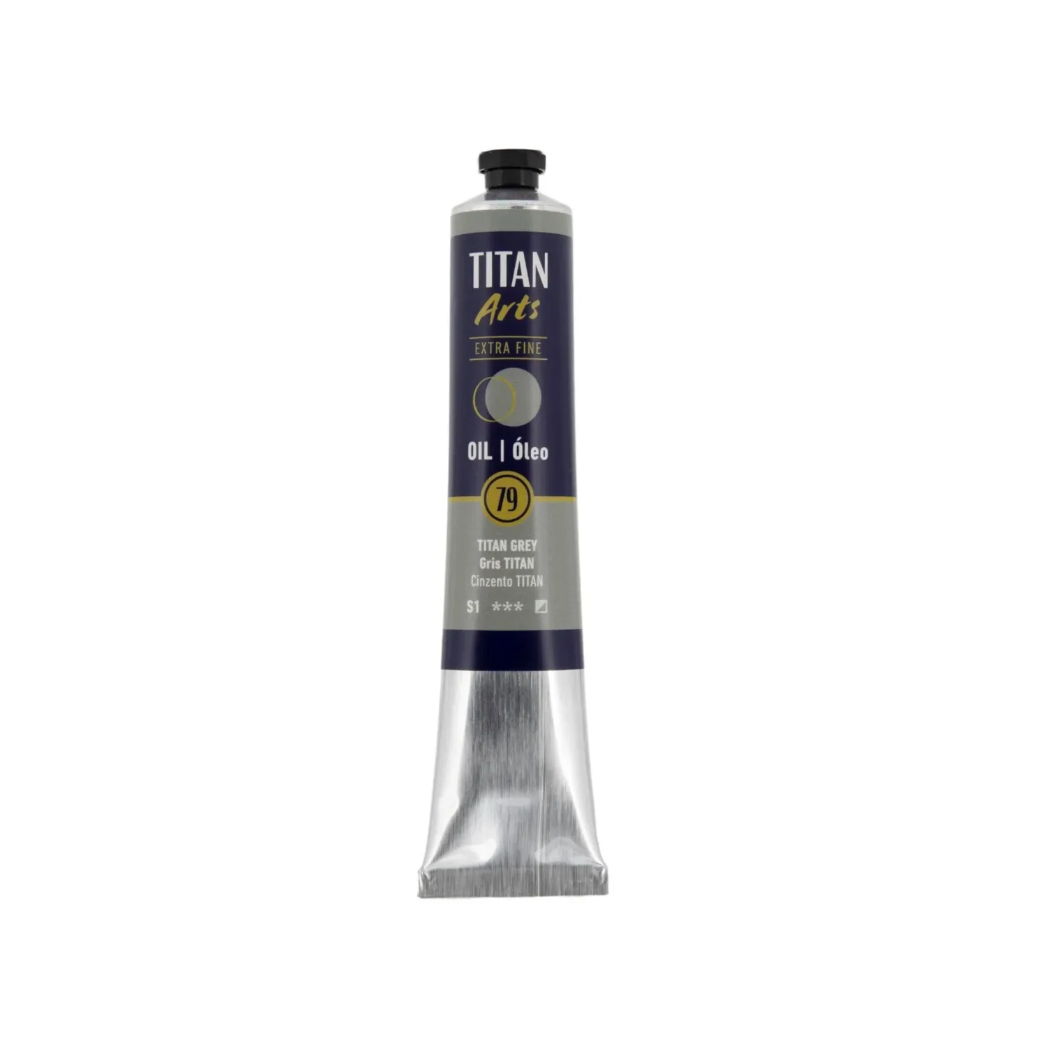 Extra Fino tubo 60 ml Gris TITAN N 79