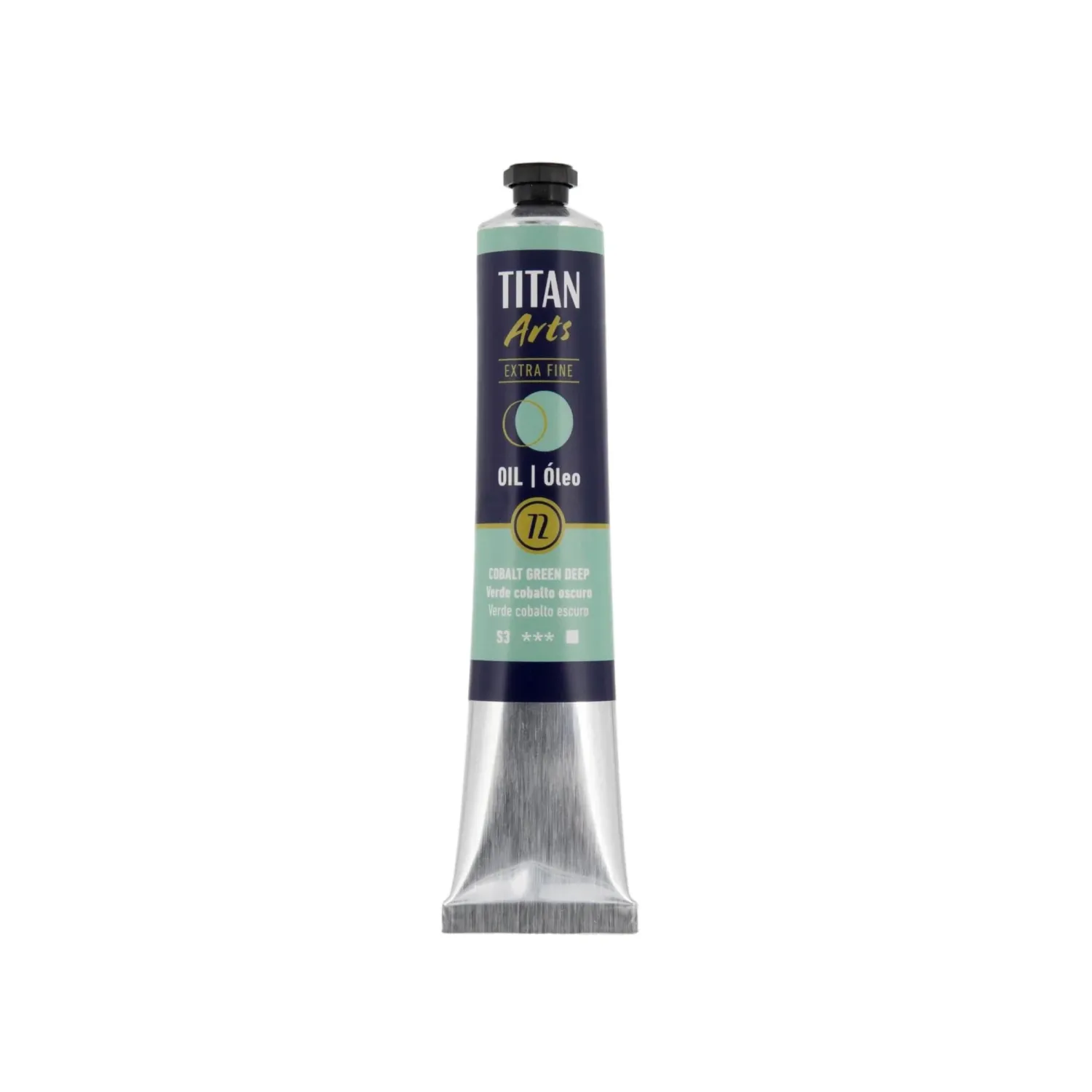 Extra Fino tubo 60 ml Verde cobalto oscuro N 72