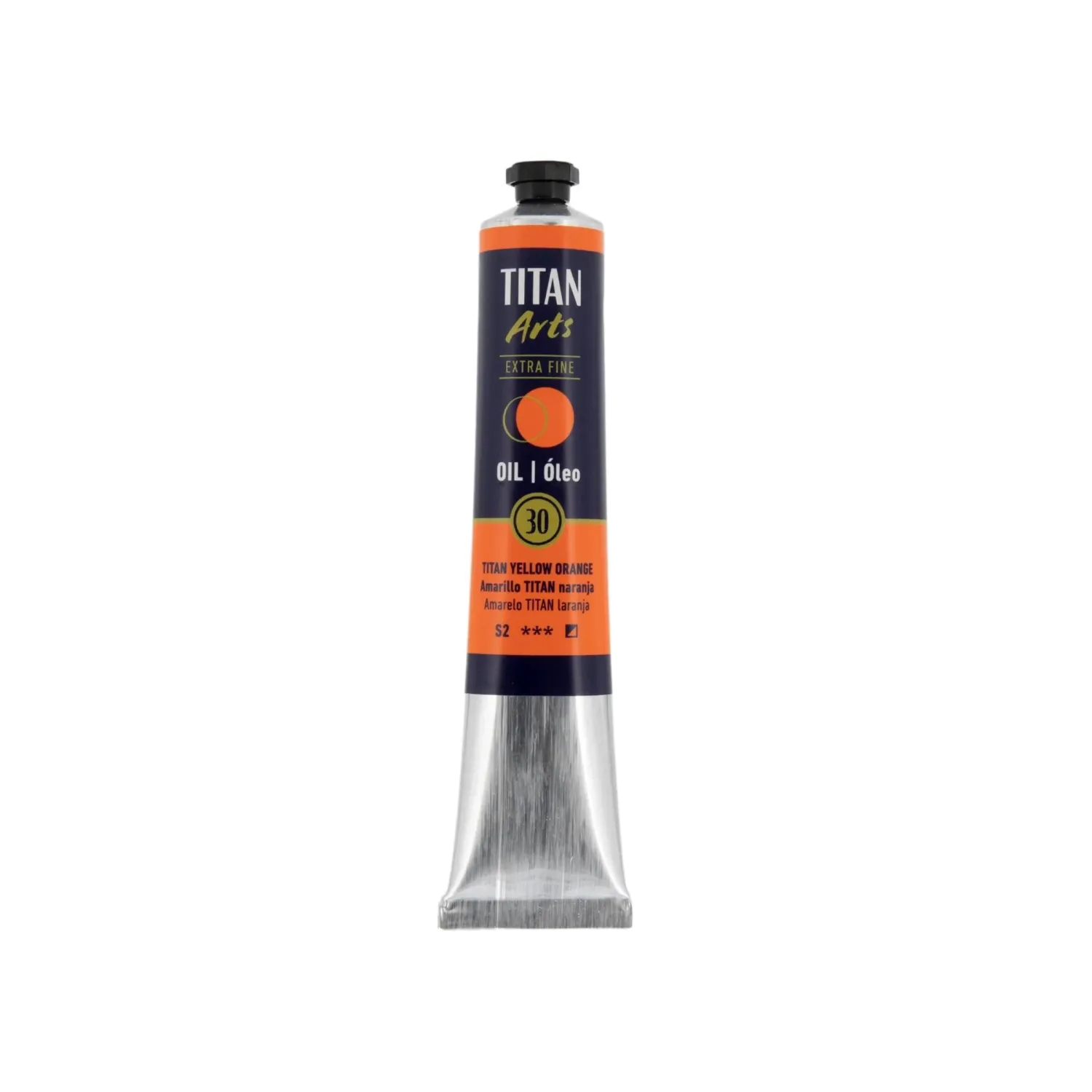 Extra Fino tubo 60 ml Amarillo TITAN naranja N 30