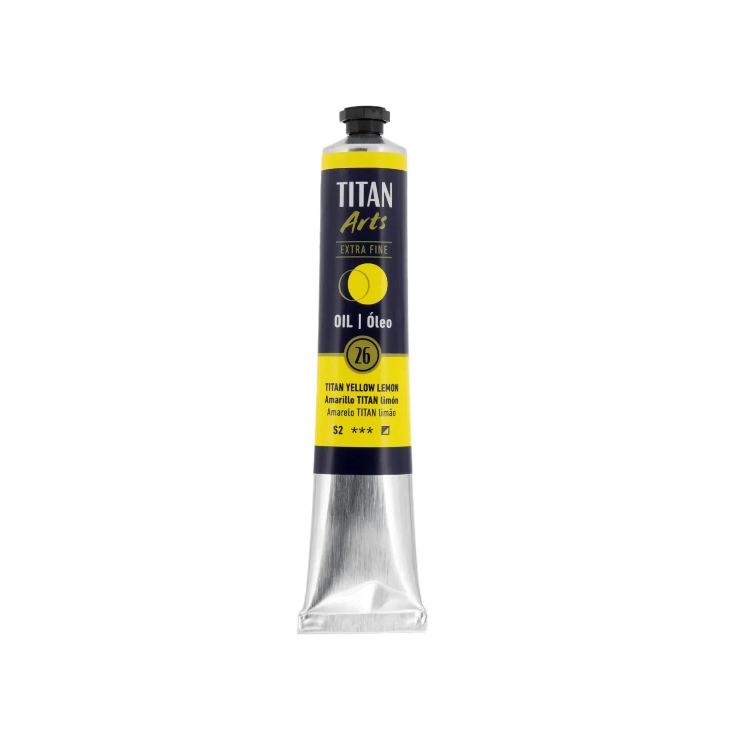 Extra Fino tubo 60 ml Amarillo TITAN limon N 26