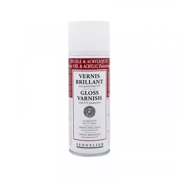 Barniz cuadros Sennelier 400ml brillo en spray