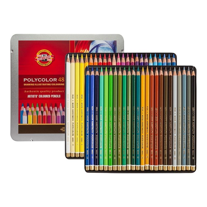 POLYCOLOR CONJUNTO DE COLORES DE ARTISTA 48 LÁPICES
