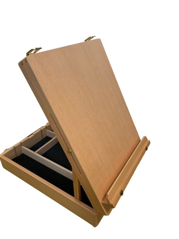 Caja caballete sobremesa, madera de haya Caja caballete sobremesa, madera de haya