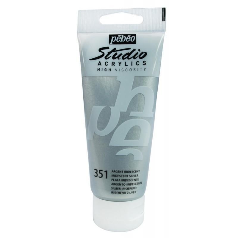 ACRILICO FINO STUDIO 100 ML PLATA Nº351