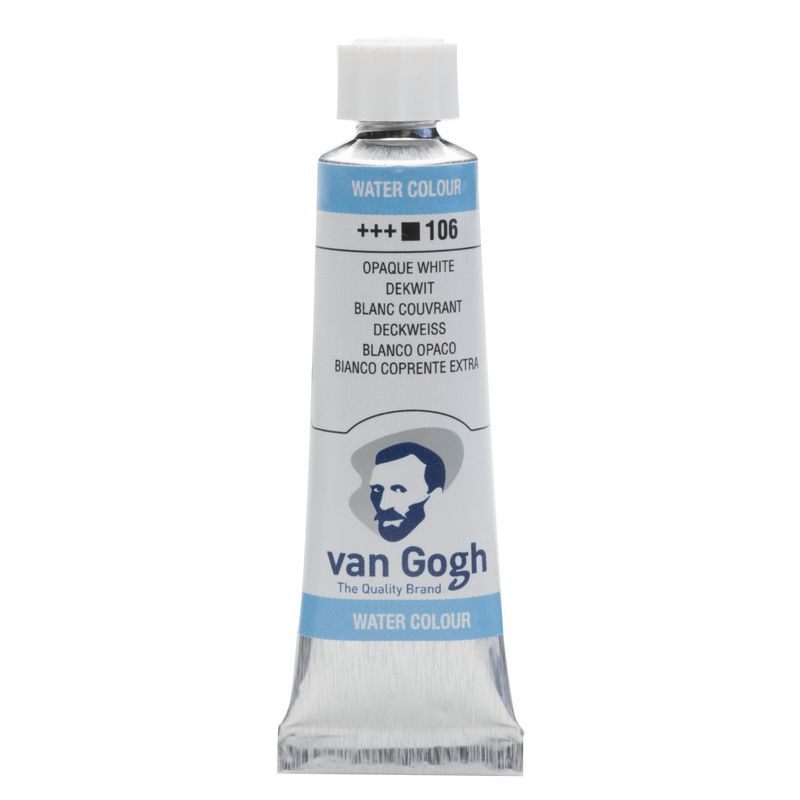 Van Gogh Acuarela Tubo 10 ml Blanco Opaco 106