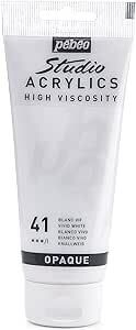 ACRILICO FINO STUDIO 100 ML BLANCO VIVO Nº41