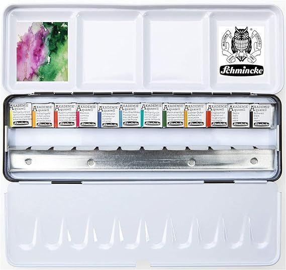 CAJA AKADEMIE AQUARELL 12 1/2  GODETS