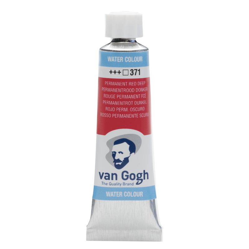Van Gogh Acuarela Tubo 10 ml Rojo Permanente Oscuro 371