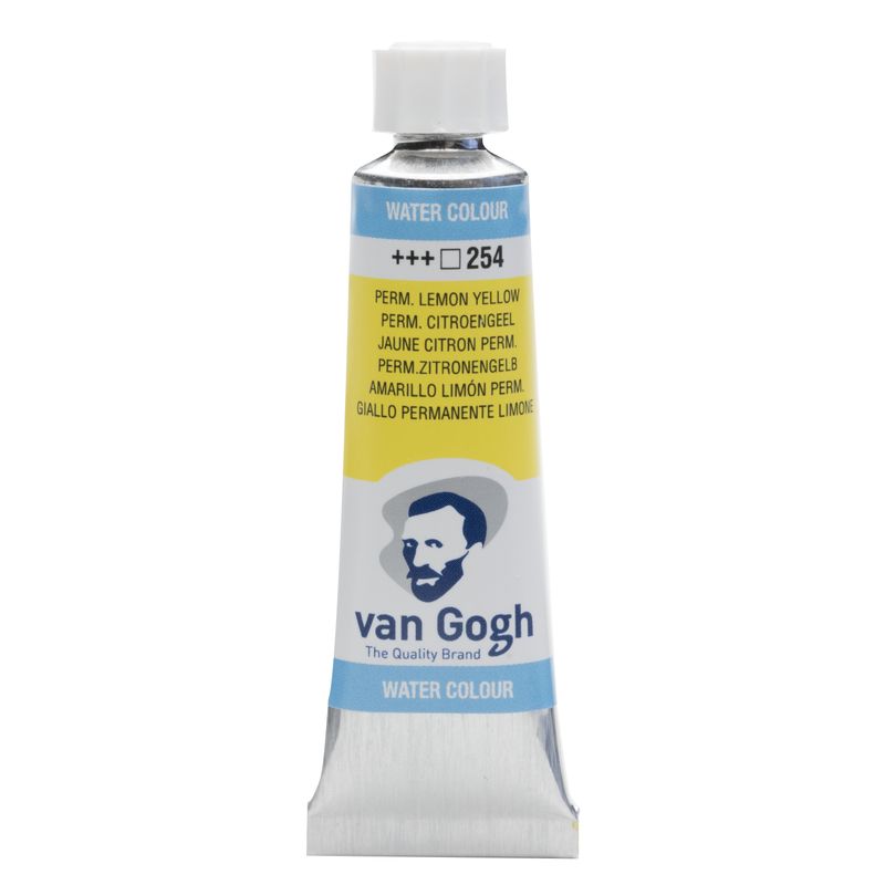 Van Gogh Acuarela Tubo 10 ml Amarillo Limon Permanent (Primario) 254