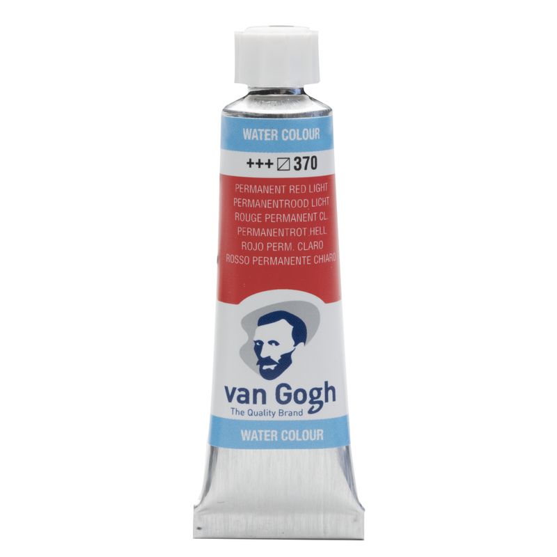 Van Gogh Acuarela Tubo 10 ml Rojo Permanente Claro 370