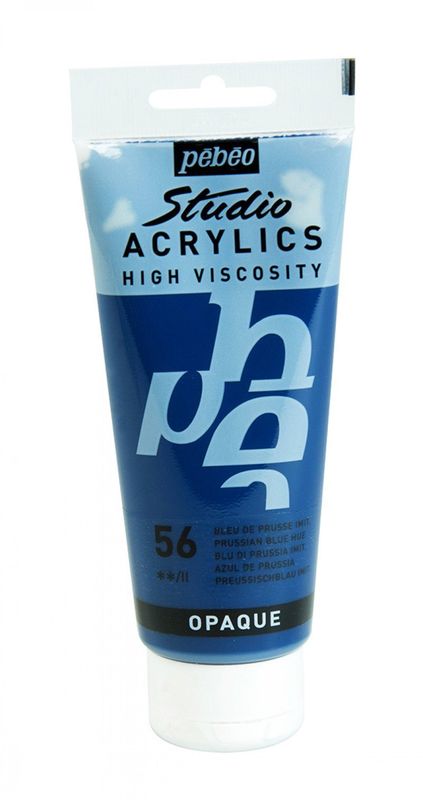 ACRILICO FINO STUDIO 100 ML AZUL DE PRUSIA IMITACION Nº56