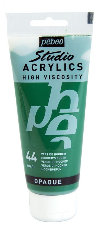 ACRILICO FINO STUDIO 100 ML VERDE DE HOOKER Nº44