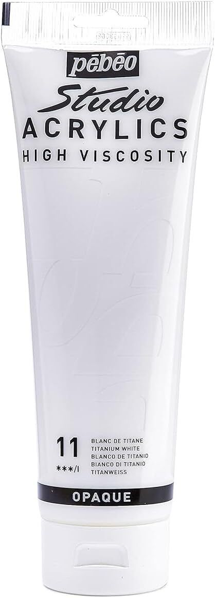 ACRILICO FINO STUDIO 100 ML BLANCO DE TITANIO Nº11