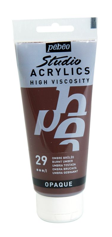 ACRILICO FINO STUDIO 100 ML SOMBRA TOSTADA Nº29