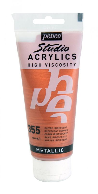 ACRILICO FINO STUDIO 100 ML COBRE Nº355