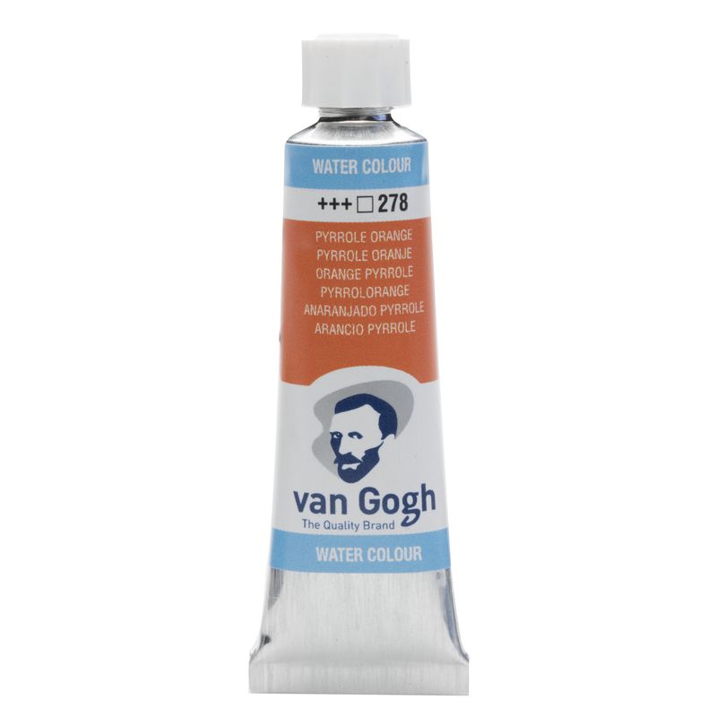Van Gogh Acuarela Tubo 10 ml Anaranjado Pyrrole 278