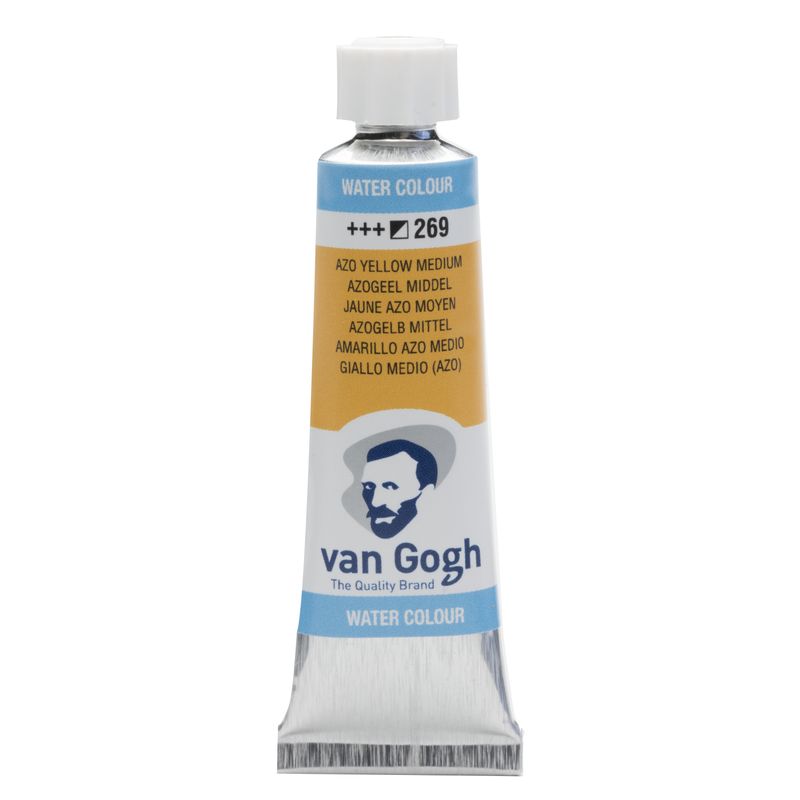 Van Gogh Acuarela Tubo 10 ml Amarillo Azo Medio 269