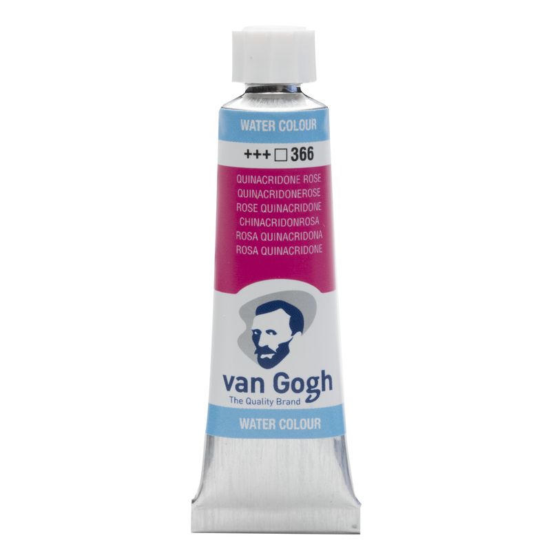 Van Gogh Acuarela Tubo 10 ml Rosa Quinacridona (Primario) 366