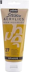 ACRILICO FINO STUDIO 100 ML OCRE AMARILLO Nº27