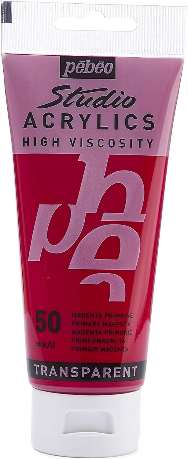 ACRILICO FINO STUDIO 100 ML MAGENTA PRIMARIO Nº50