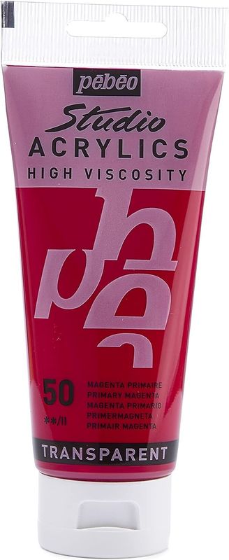 ACRILICO FINO STUDIO 100 ML MAGENTA PRIMARIO Nº50