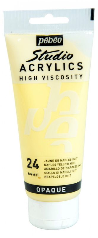 ACRILICO FINO STUDIO 100 ML AMARILLO DE NAPOLES IMITACION Nº24