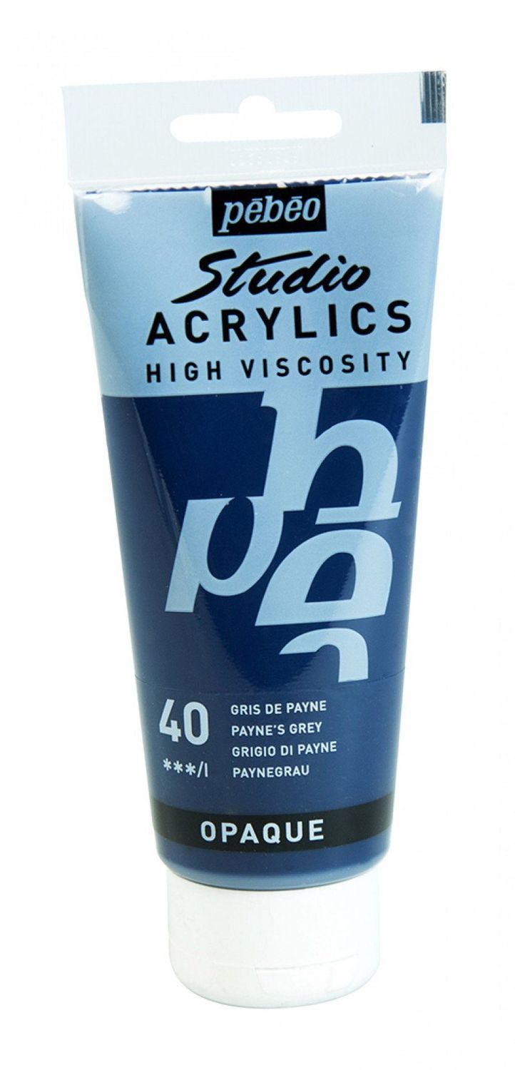 ACRILICO FINO STUDIO 100 ML GRIS DE PAYNE Nº40