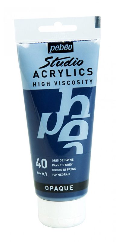 ACRILICO FINO STUDIO 100 ML GRIS DE PAYNE Nº40